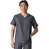Members Only Manchester V-Neck Scrub Top with Pockets | Medical Scrubs for Men |Hospital Uniform | Comfortable Stretch Fabric