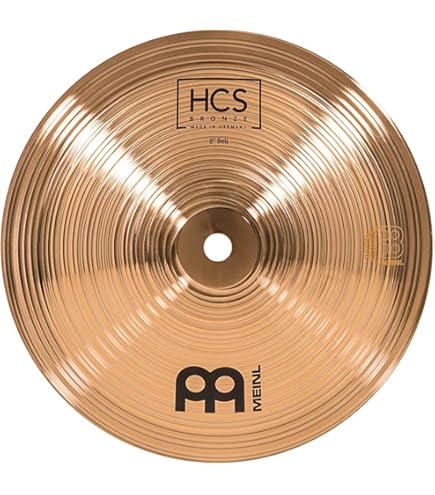 Piatto Campana Meinl Classics Custom Brilliant 8 Pollici - Bronzo B12, Finitura Lucida, Made In Germany - Foto 8