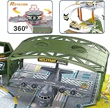 Veluoess Military Combat Set Army Base Tank Plane Helicopter Educational Toy view 4