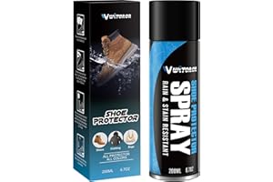 WITOROR Shoe Protector Spray, Rain & Stain Waterproof Nano Protection for Sneaker, Leather, Nubuck, Suede & Canvas 6.7Oz
