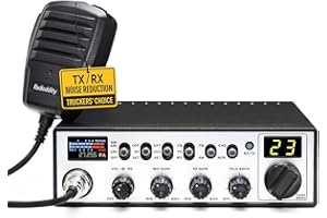 Radioddity CB-900 PRO CB Radio, AM/FM Mobile Radio with NOAA, RX & TX Noise Reduction, ASQ VOX Instant Emergency Channel 9, Support PA System, SWR High Alert for Trucker Driver