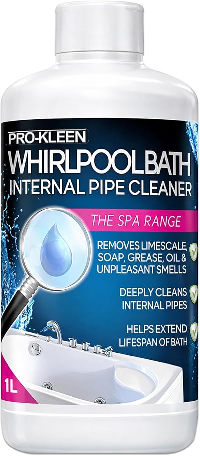 Pro-Kleen Whirlpool Bath Internal Pipe Cleaner 1L - Hygienic Deep Clean