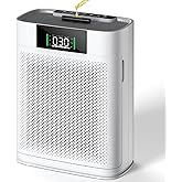 Air Purifier for Large Room up to 2300 Sq Ft, Honeyuan Air Purifiers for Pets, with PM 2.5 Display Air Quality Sensor, Aromatherapy, Child Lock, ZY3866G, off White