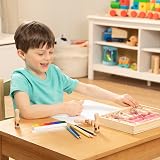 Melissa & Doug Wooden Stamp Set with Colouring Pencils - Kids Arts & Crafts Age view 7