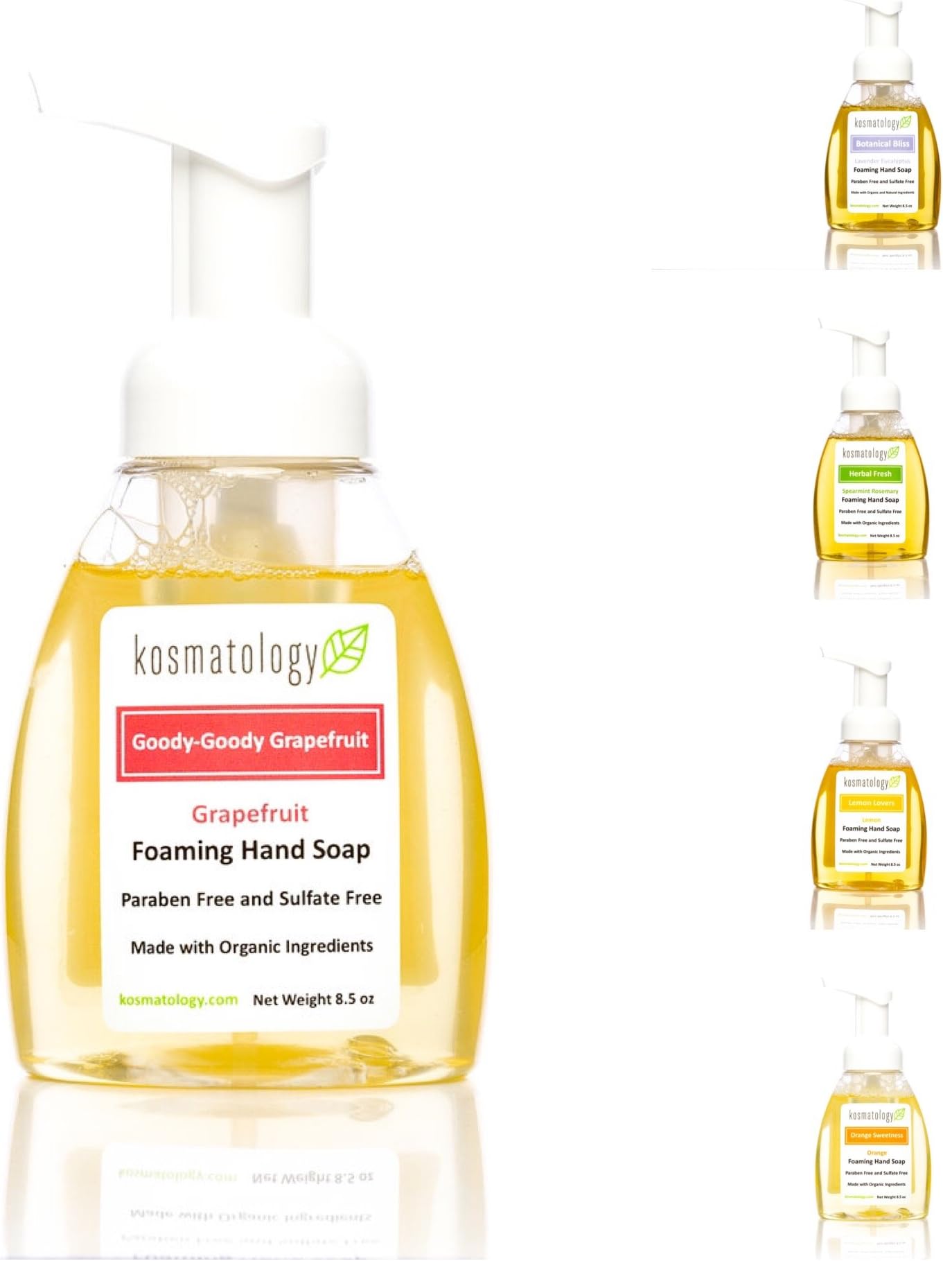 Kosmatology Goody-Goody Grapefruit (Grapefruit) Organic Foaming Hand Soap, 8.5 fl oz
