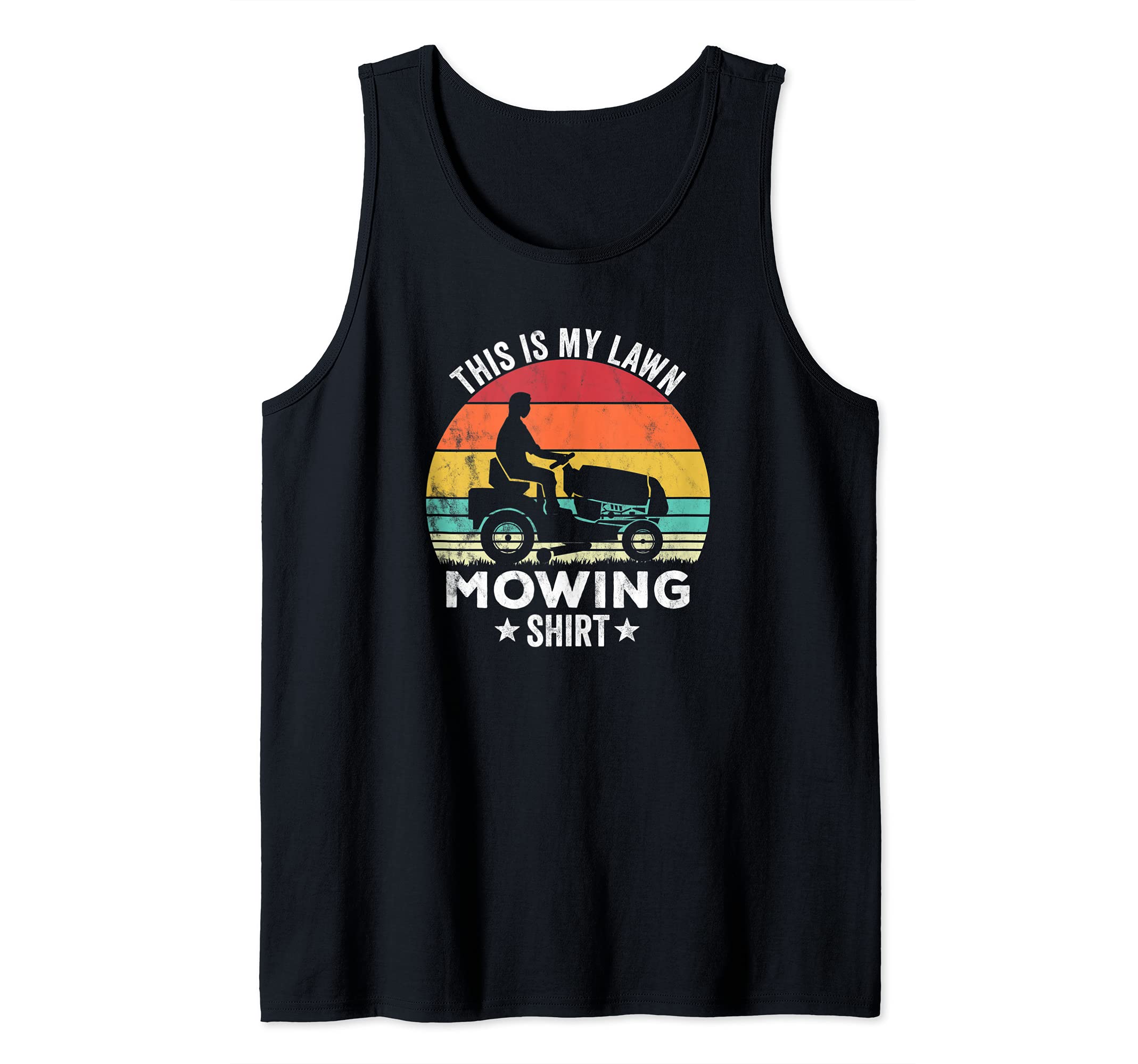Lawn mowing Tank Top