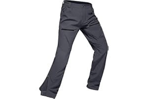 YEVTZL Mens Winter Snow Pants, Fleece Lined Waterproof Insulated Men's Ski Pants For Cold Weather, Outdoor Soft-Shell Snowboard Pant