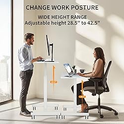 YSSOA Mobile Small Standing Desk - Rolling Desk