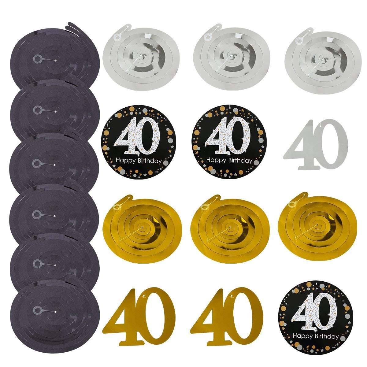6 Badges Ballons Numero Imprime 12 Banderoles Paques Jaoswish Decoration Joyeux Anniversaire 40 Ans Kit Fete 1 Banniere Slogan 5 Ballons De Confettis Dores Decorations Et Accessoires De Fetes Assortiments De Fetes Lawawarenesssociety In