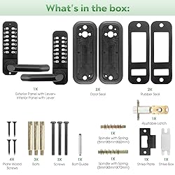 ANNFUZ Mechanical Keyless Entry Door Lock with