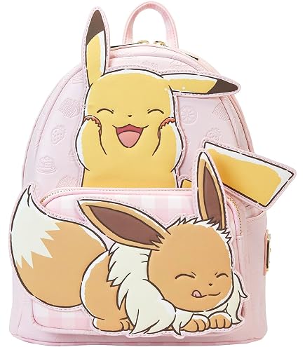 Amazon.com | Loungefly Pokemon Eeveelutions Mini Backpack MULTI NONE