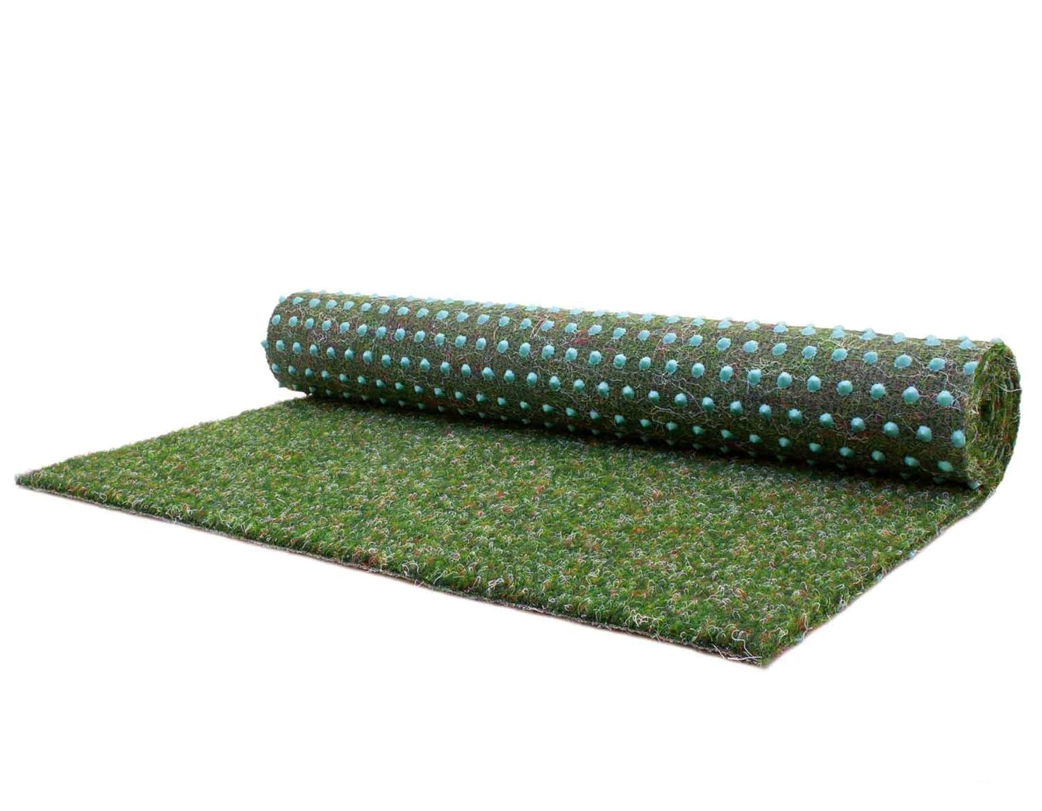Turf Rug Artificial Grass Mat Green Green, Sample, Outdoor Ourside Exterior Carpet for Balcony