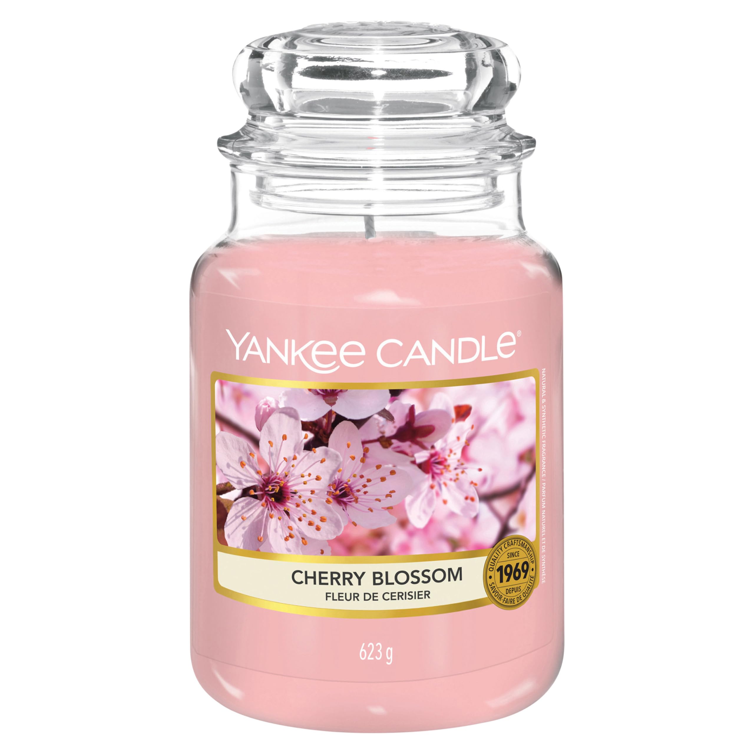 Yankee Candle Scented Candle | Cherry Blossom Large Jar | Long Burning Candles: up to 150 Hours | Perfect Gifts for Women — image 1