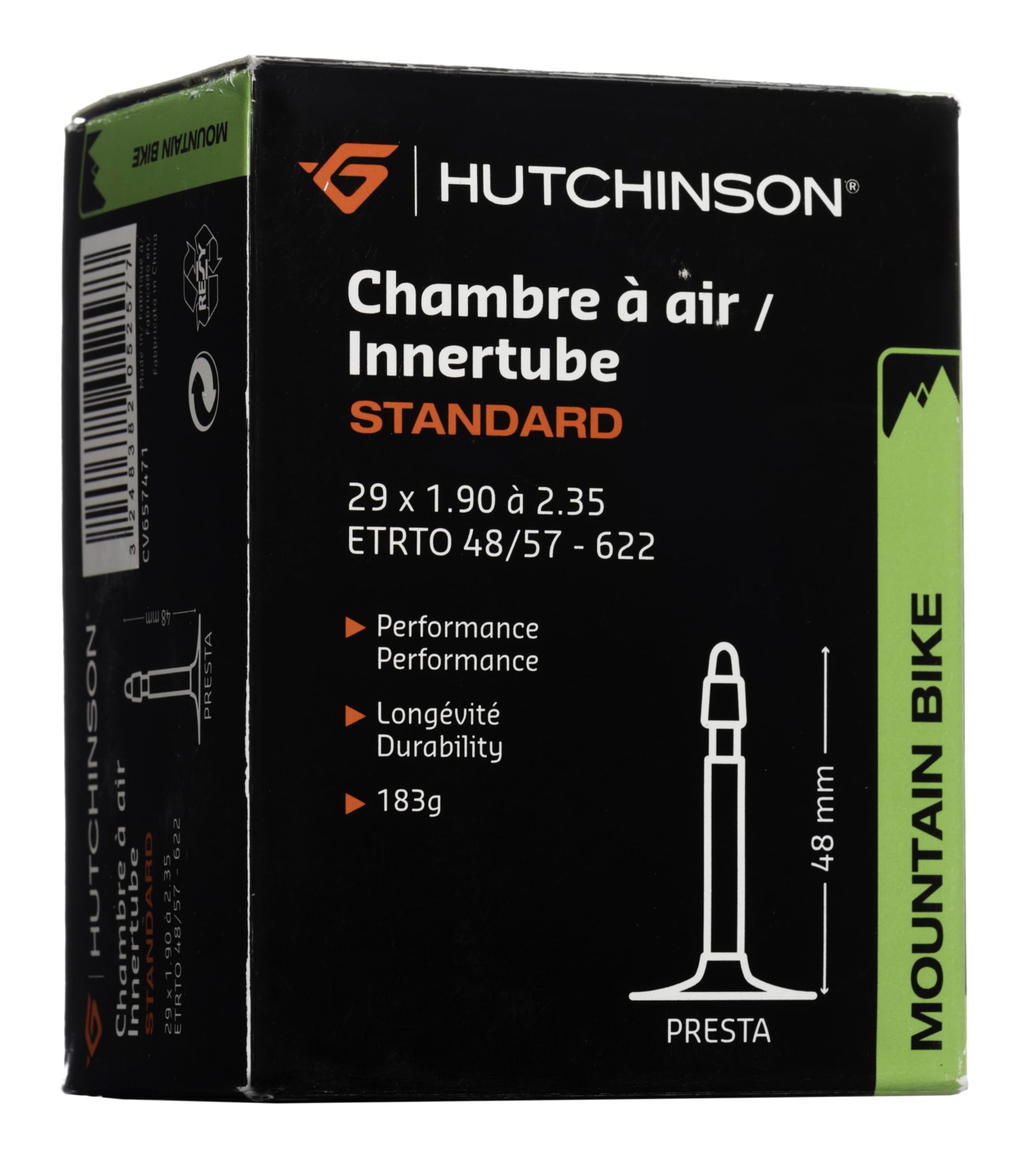 Hutchinson Standard 29" Tube Black 48 mm