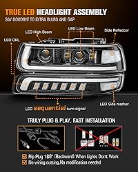 RAMJET4X4 LED Headlights Assembly Headlamps