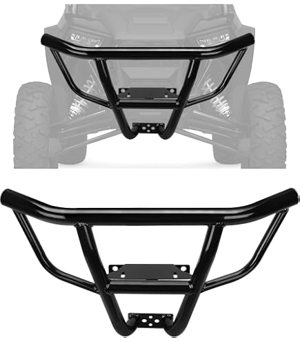 Amazon.com: Polaris 2884868-458 Matte Black Front Winch Bumper