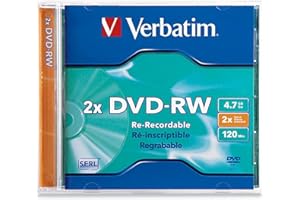 Verbatim 1PK DVD-RW 4.7GB 2X BRANDED ( 94501 )