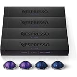 Nespresso Capsules VertuoLine, Espresso, Bold Variety Pack, Medium and Dark Roast Espresso Coffee, 40 Count Coffee Pods, Brew