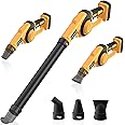 HEINPRO Cordless Leaf Blower Compatible with Dewalt 20V Max Battery Up to 200MPH Small Electric Leaf Blower, 3 Speeds Mode, Battery Powered Mini Leaf Blowers for Patio (Battery not Included)