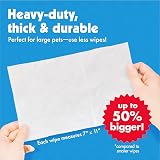 Petkin PetWipes Big n Thick 100 Wipes For Dogs Cats Eye Face Ears Body view 6