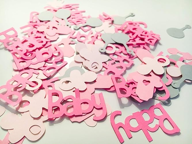 Amazon Com Baby Girl Confetti Baby Shower Decorations Confetti Amazon Com Baby Girl Confetti Baby Shower Decorations Confetti