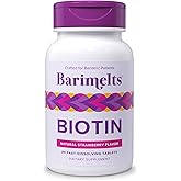 BariMelts Biotin 5000mcg, 90 Fast-Dissolving Tablets (3-Month Supply), Sugar-Free Bariatric Vitamins for Women, Natural Strawberry Flavor
