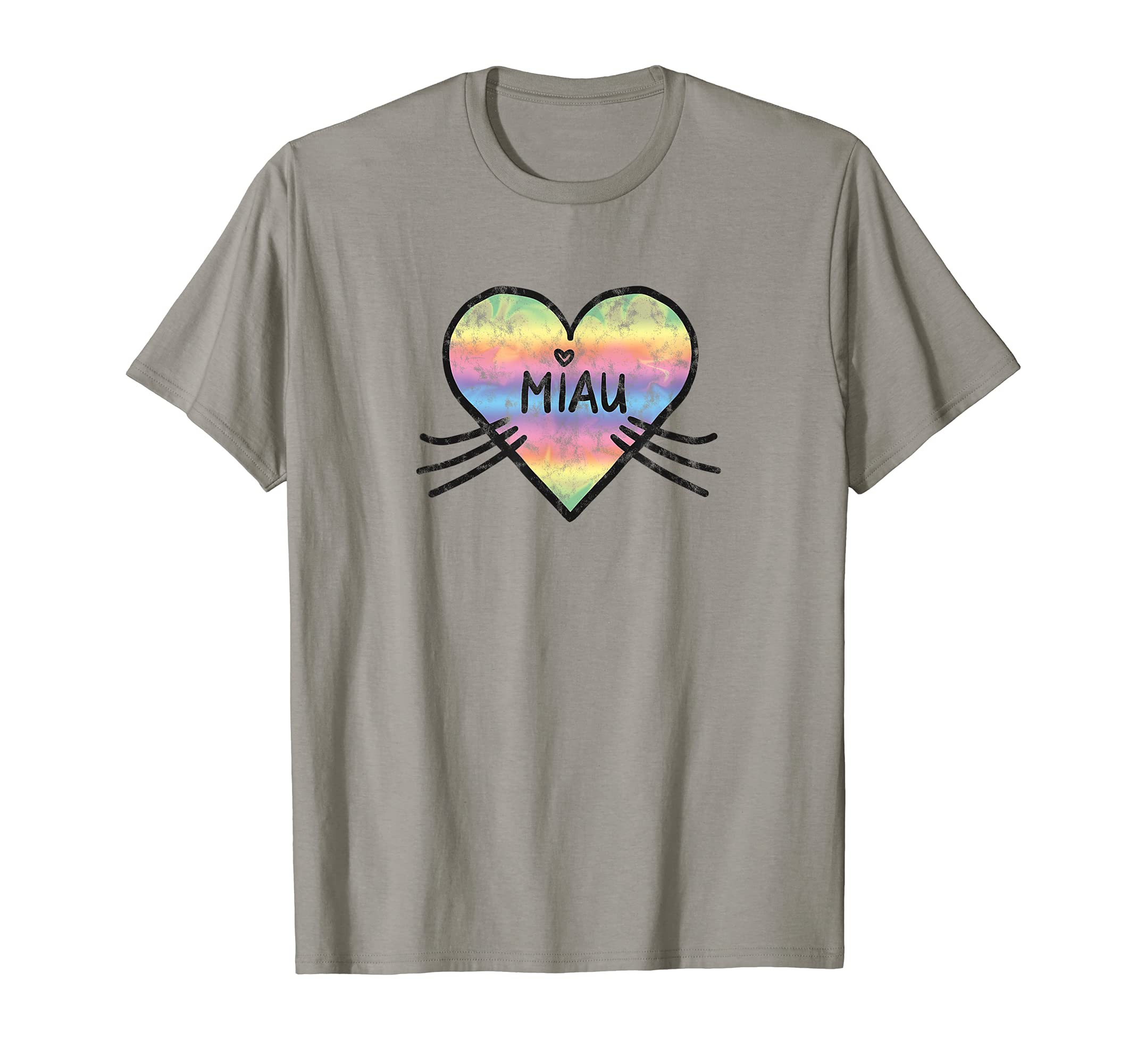 Meow, heart, cat, cat lover, sayings, pet, humor, quotes T-Shirt