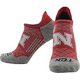 TCK NCAA No Show Socks Men's & Women's | Running Golf Ankle Sock | Licensed College Fan Gameday Apparel Merchandise Gear