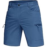 MAGCOMSEN Men's Hiking Cargo Shorts 10" Lightweight Outdoor Work Shorts for Men Travel Casual with 5 Pockets
