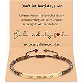ERNTRNL Dont Let The Hard Days Win Bracelet, Inspirational Gifts Adjustable Strength Bracelets Christian Encouragement Gifts For Women Friends Sister
