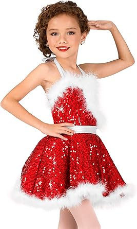 girls red holiday dress
