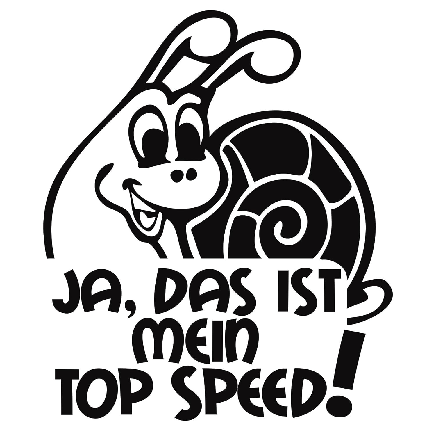 Schneller Wird's Heute Nicht Tank Top - Lustige Schnecke Design