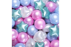 GOGOSO Ball Pit Balls for Ball Pit Plastics Shapeballs Baby Toddlers BPA Free Phthalate Free Crush Proof Playballs Indoor Out