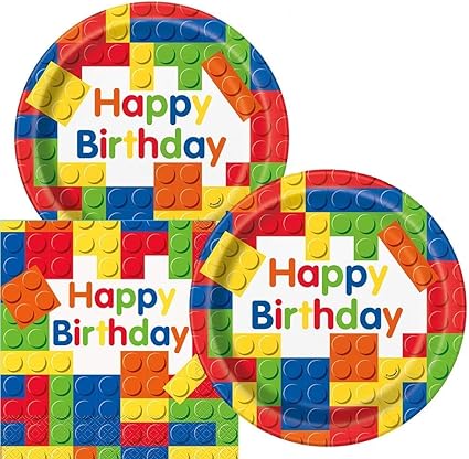 building block birthday party