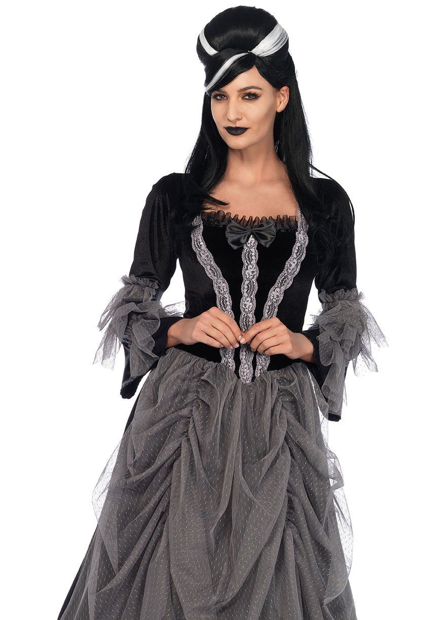 Leg Avenue 85635 "Velvet and Satin Victorian Zipper Back Ball Gown Fancy Dress Costume (Small)