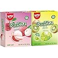 AMOS Peelerz Lychee & Kiwi Gummy Candy, Peelable Fruit-Shaped Candy, 8.47oz Box with 10 Individual Packs – Fun Peeling Gummy Snack Made with Real Juice (2-Box Bundle)