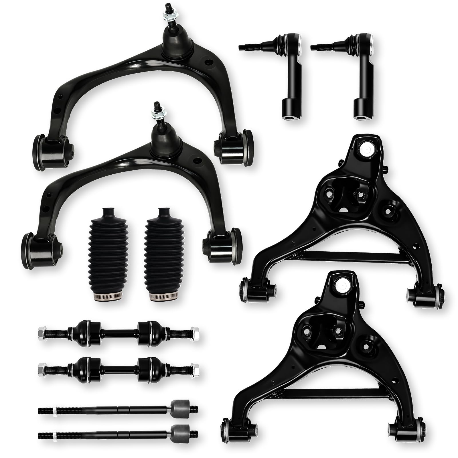 Photo 1 of Koxot 12Pcs Front Upper Control Arm for F-150 2WD V6 2.7L 3.0L 3.3L 3.5L 2015-2020, Expedition V6 3.5L 2018-2022, F-150 2WD V8 5.0L 15-20, for Lincoln Navigator V6 3.5L 18-22, Replace OE# K623339