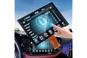 YITRUST 2025 New Upgraded Gel-Free 8.4" UConnect 4C UAQ Screen Radio Navigation with Mounting Tool Replacement Compatible Fit for Dodge RAM Jeep Chrysler 2017-2021 Replace OEM # LA084X01(SL)(02)