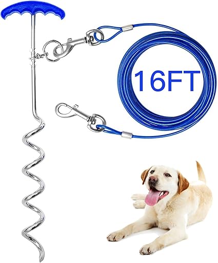 Spiral stake for large dogs Clearance