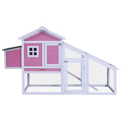 Amazoncom Lovupet 70inch Deluxe Wood Plastic Composite Coop