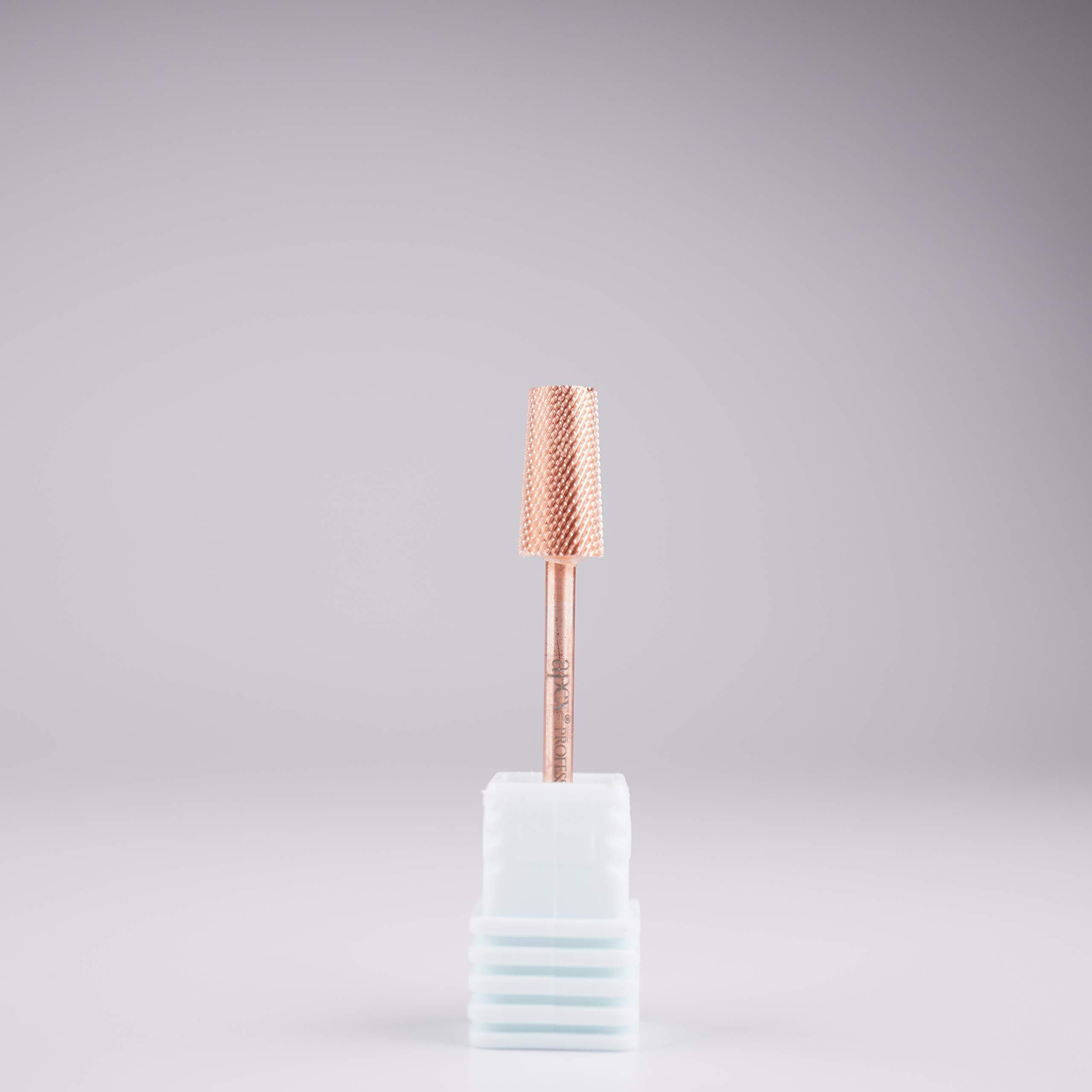 New* Apex® Professional Tungsten Carbide Electric Nail Drill Bit 3/32 inch, 2.35mm Shank for Gels, Acrylics, Nail Art, Manicure, Pedicure, Salon Professional Nails (Large Tapered Barrel) (Extra Fine)