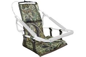 UQM Tree Stand Seat Replacement, Adjustable Treestand Seats for Hunting, Comfortable Hunting Tree Seat Fits Climber Deer Tree Stands