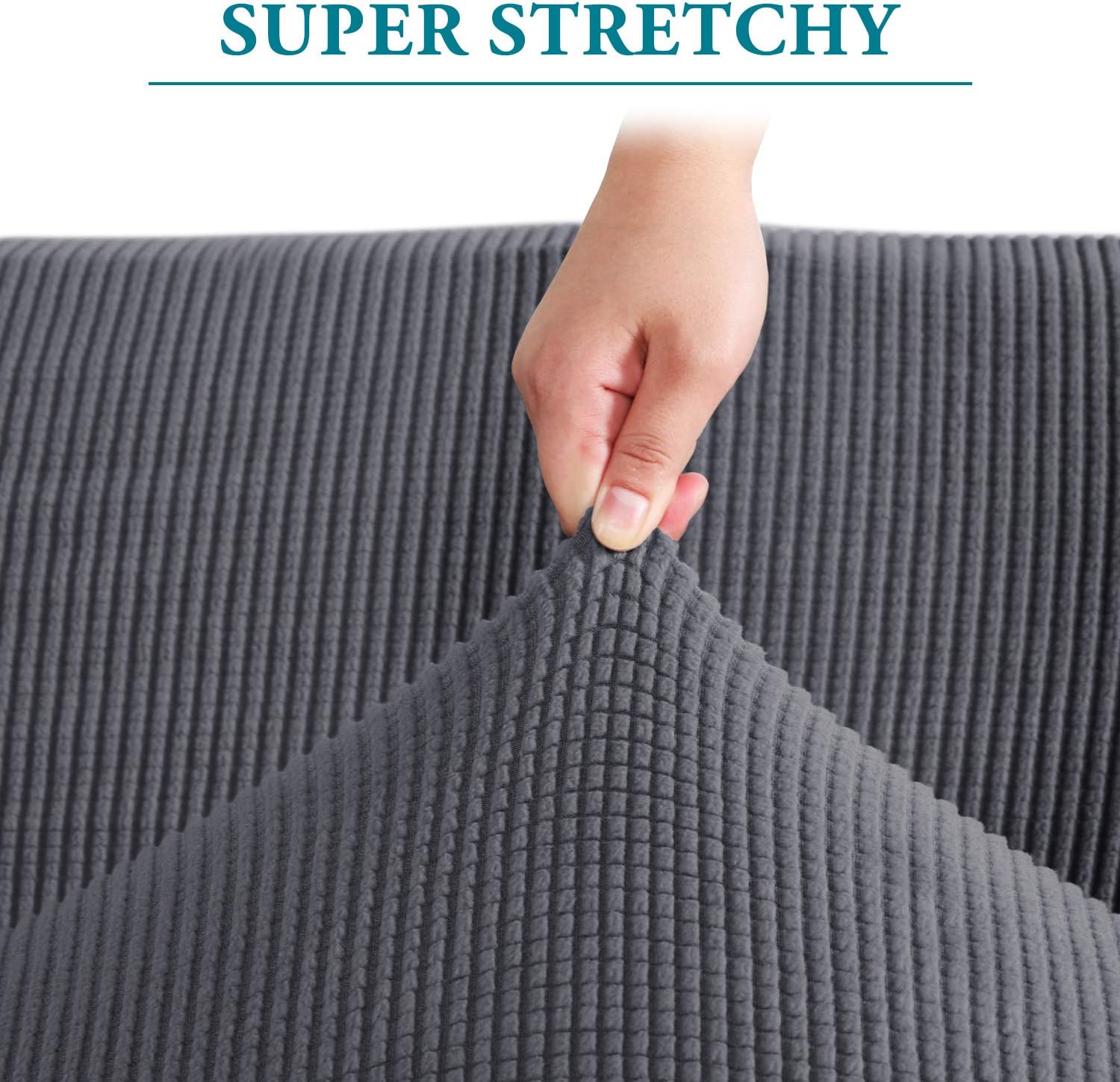 Skid Proof Sofa Covers Stylish Furniture Cover Armchair Slipcover for Moving Jacquard Spandex Couch Covers, Form Fitted Stretch Chair Covers Couch Slip Sofa Covers (Chair, Grey): Home & Kitchen