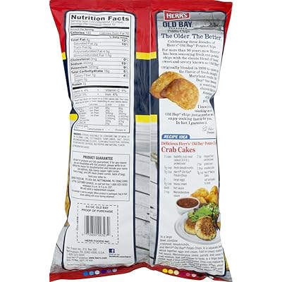 Buy Herr S Old Bay Potato Chips 7 5 Oz Bag 4 Bags Online In Turkey B01gascb3e