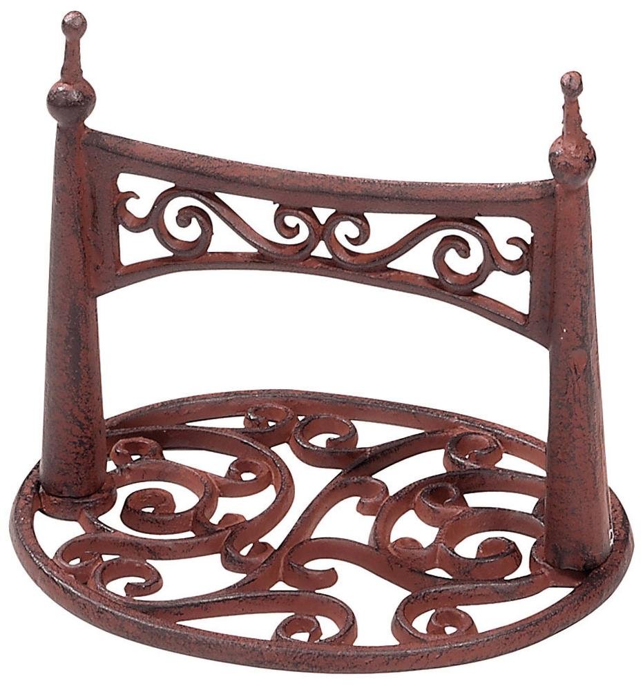 Fallen Fruits LH73 Ellipse Shoe Scraper - Brown, 7.75" h