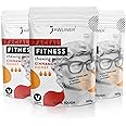 JAWLINER Fitness Chewing Gum (6 months pack) Jawline Gum - Sugar Free Gum - Cinnamon Honey Gum - Double Chin Reducer - Jawline Exerciser For Mewing And Shapen The Jaw - 15x Harder Than Regular Gum