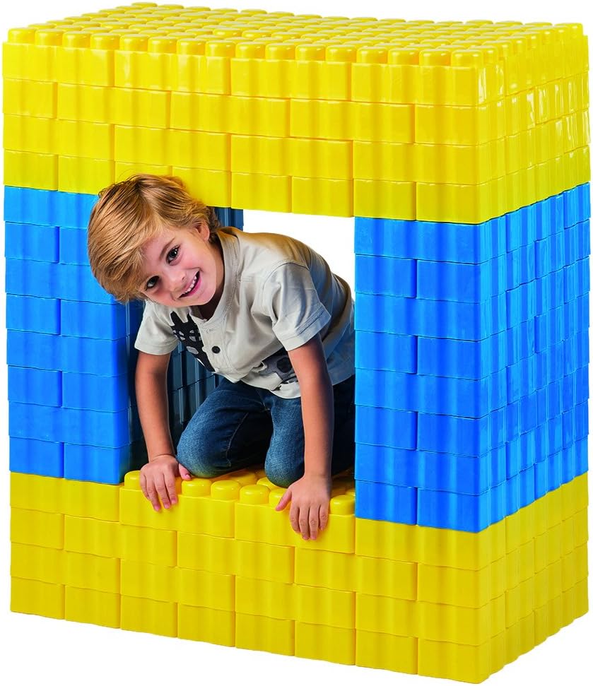 Game Movil Game Movil88247 192 Pieces Giant Blocks Square, Multi-Color