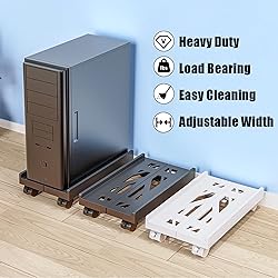 BYMECOST Adjustable Computer Tower Stand, PC Stand