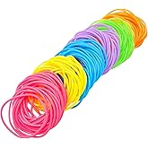 Shop ZoomBee 144 Pack Jelly Bracelets – Assorted Bright Neon Colors, Soft Stretchy Wristbands for Party Favors, Classroom Rewards, Carnival Prizes, Birthday Gift Bags, School Events
