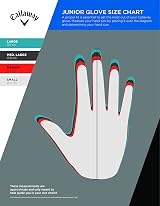 Callaway WeatherSpann Junior Golf Glove Left Hand Size Large view 4